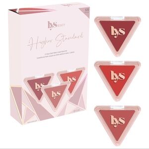 LYS Beauty Deluxe Higher Standard Satin Matte Cream Blush Trio